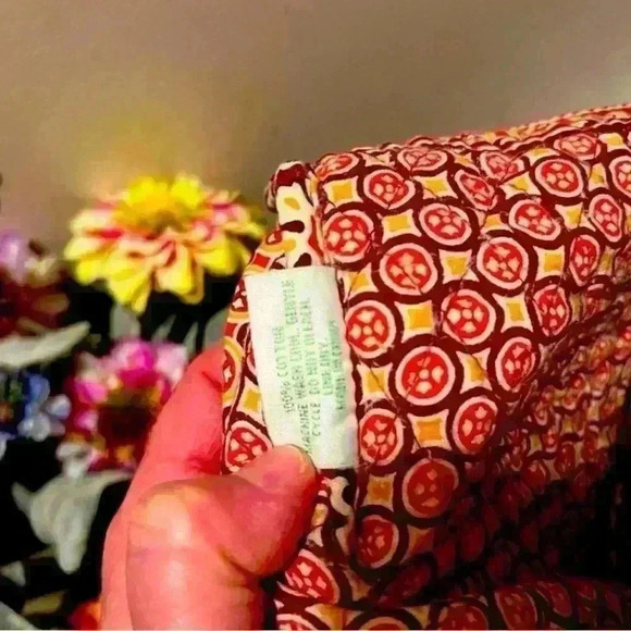 Vera Bradley Bucket Tote Bag Waomens Medium Retired Medallion 2006 Quilted Purse - Picture 9 of 9